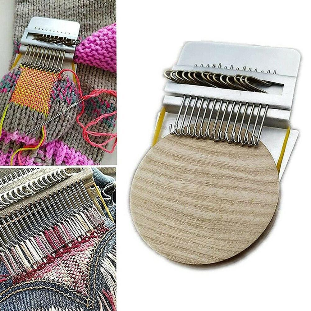 Darning Loom Kit Wood & Steel 10-28 Pins