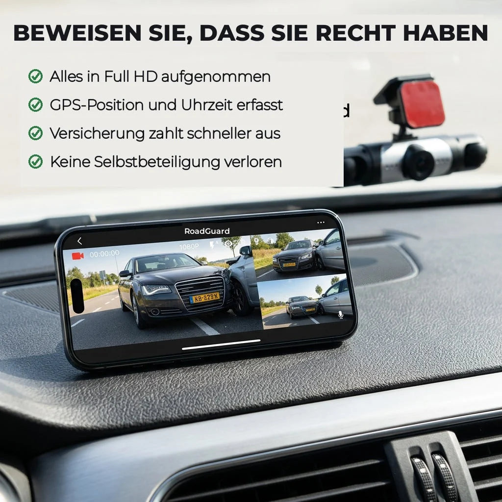 Dash Cam 4-Channel 360° Coverage Infrared Night Vision