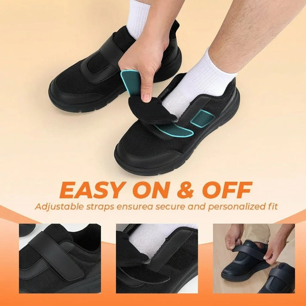 Diabetic Shoes Extra-Wide Adjustable Breathable Mesh