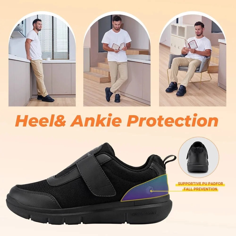 Diabetic Shoes Extra-Wide Adjustable Breathable Mesh
