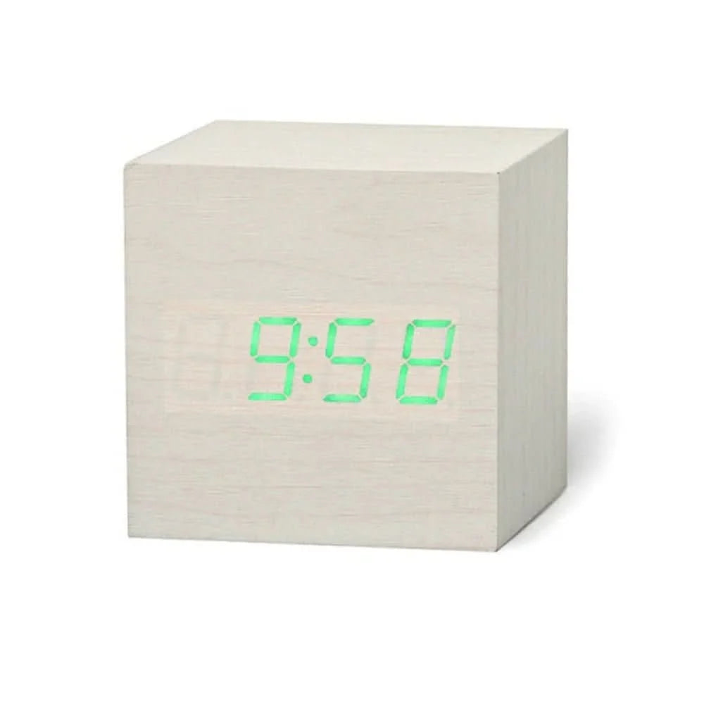 Digital Alarm Clock Temperature Display Automatic Night Mode