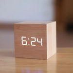 Digital Alarm Clock Temperature Display Automatic Night Mode