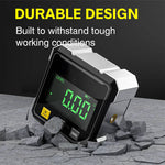 Digital Angle Finder 0.2° Accuracy Magnetic Base USB Rechargeable