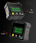 Digital Angle Finder 0.2° Accuracy Magnetic Base USB Rechargeable