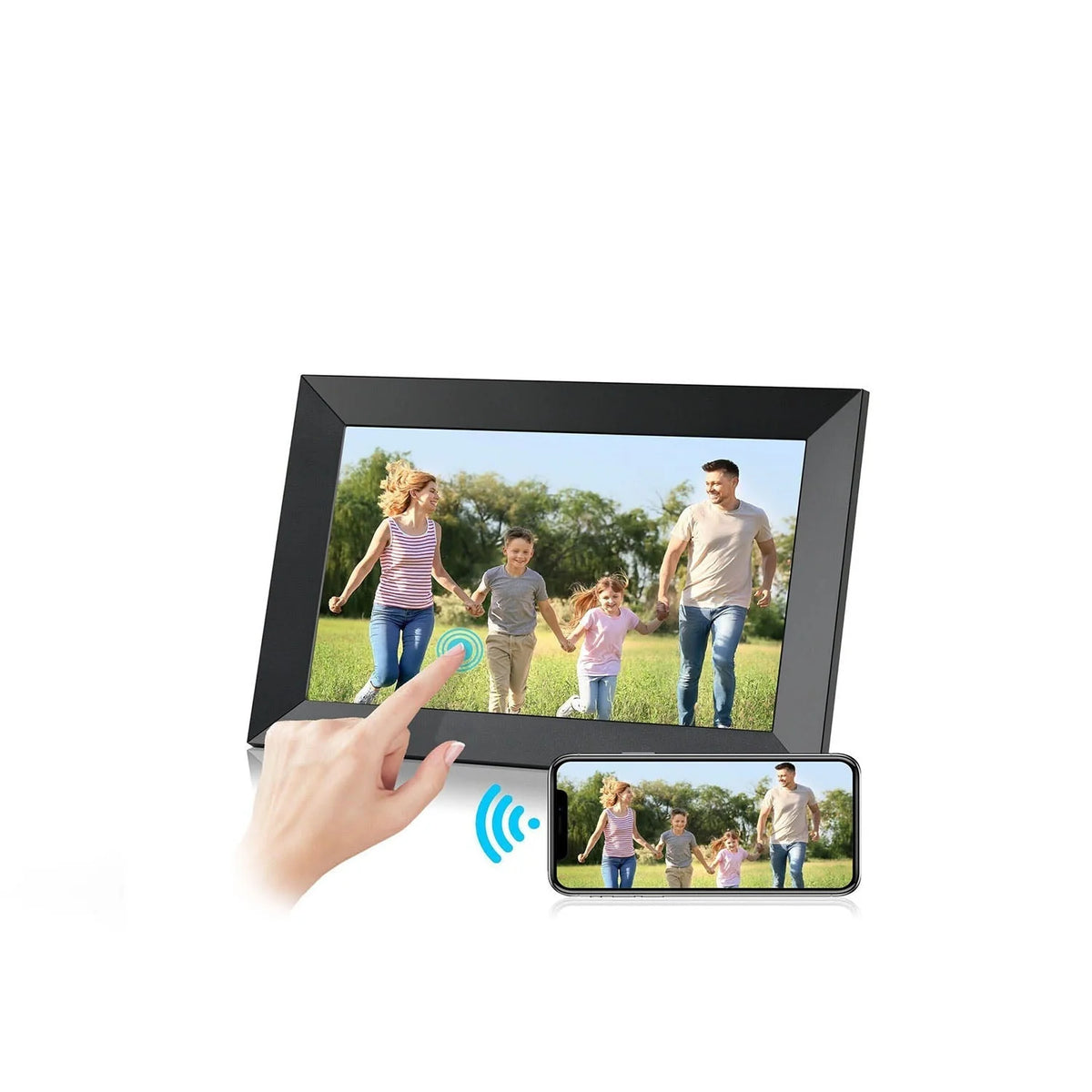Digital Photo Frame 10.1in IPS Touchscreen WiFi & 16GB