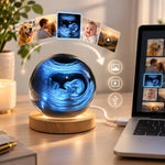 Digital Photo & Video Sphere HD Display USB-C Transfer