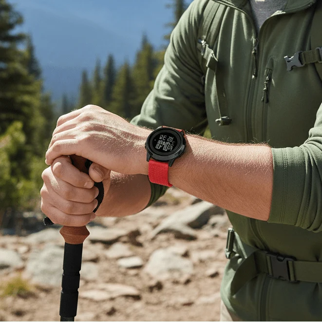 Digital Sports Watch Ultra-Thin Stainless Steel Water-Resistant