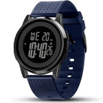 Digital Sports Watch Ultra-Thin Stainless Steel Water-Resistant