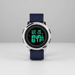 Digital Sports Watch Ultra-Thin Stainless Steel Water-Resistant