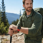 Digital Sports Watch Ultra-Thin Stainless Steel Water-Resistant