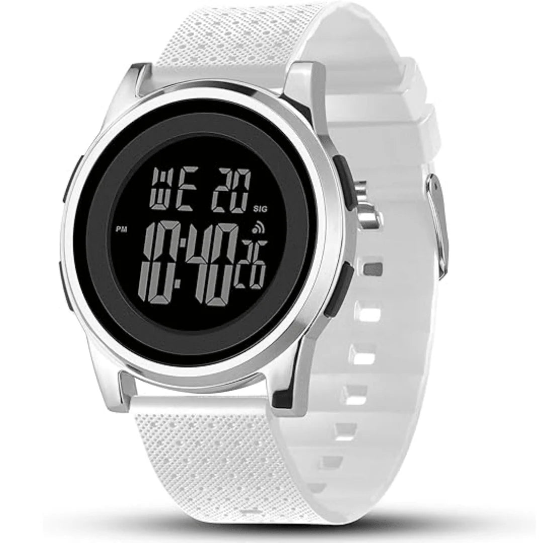 Digital Sports Watch Ultra-Thin Stainless Steel Water-Resistant