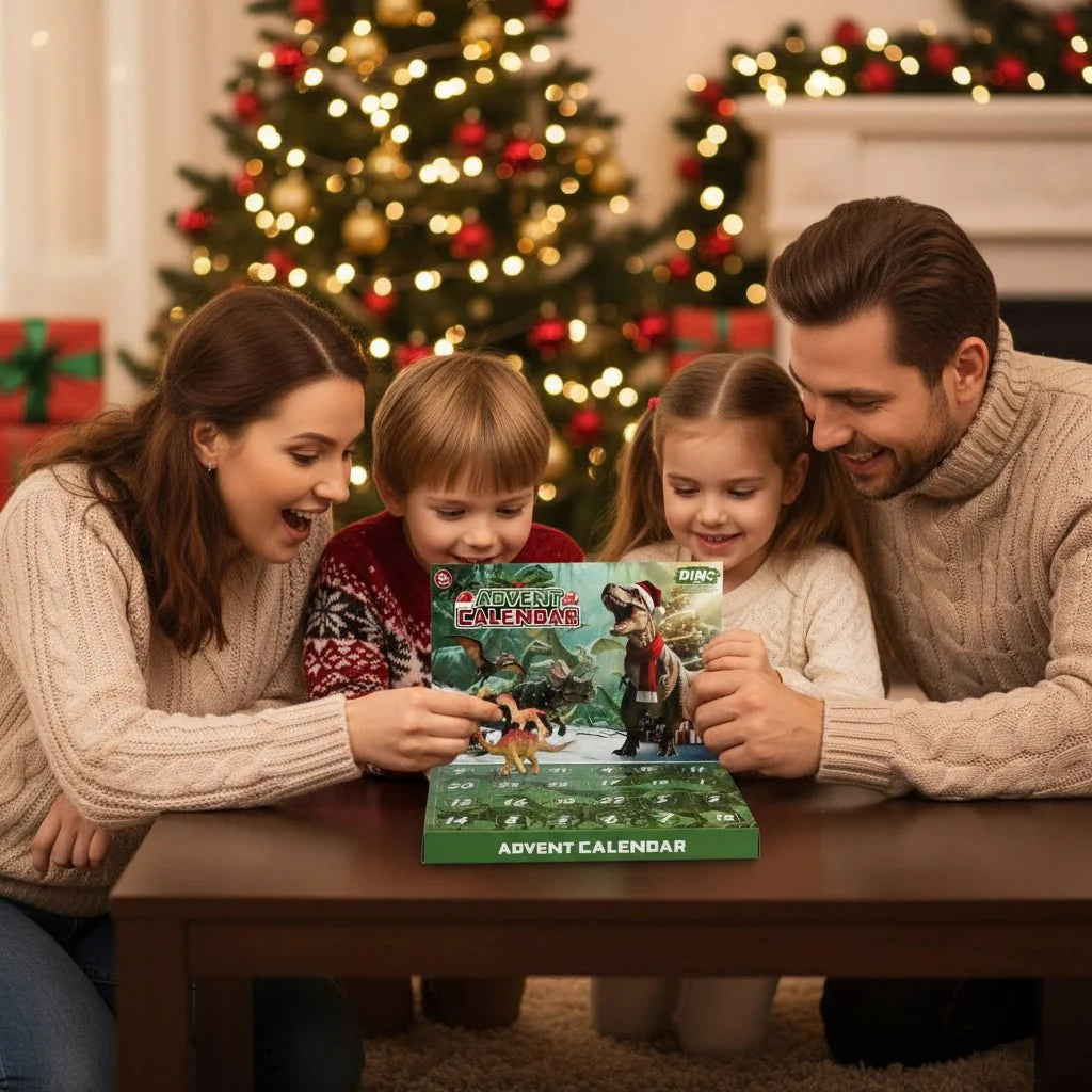 Dinosaur Advent Calendar 24-Day Countdown Toys & Fossils