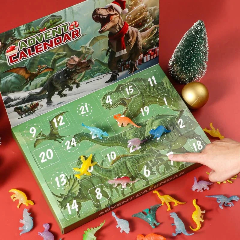 Dinosaur Advent Calendar 24-Day Countdown Toys & Fossils
