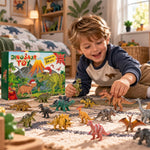 Dinosaur Advent Calendar 24-Day Countdown With Surprise Figures