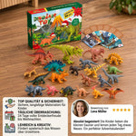 Dinosaur Advent Calendar 24-Day Countdown With Surprise Figures