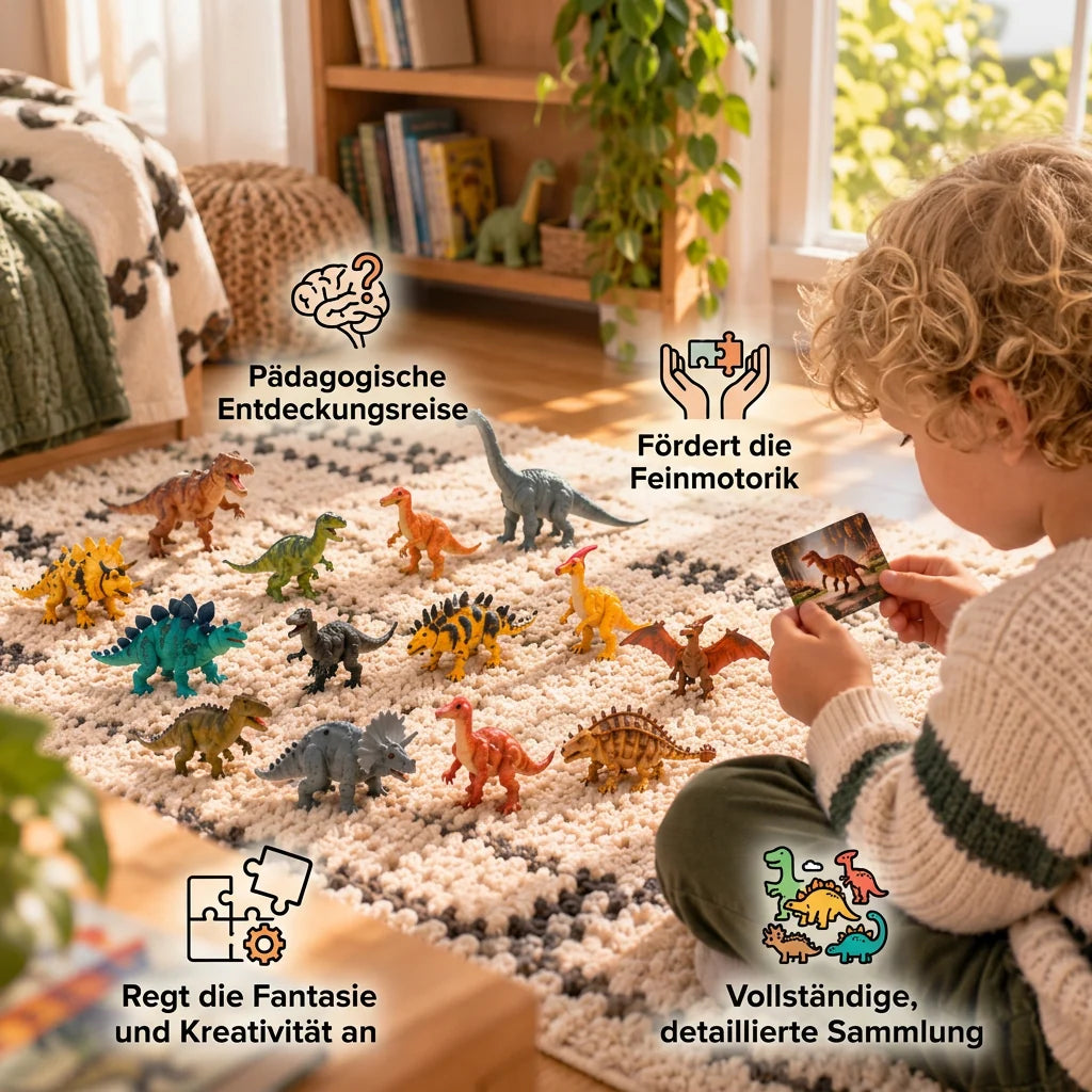 Dinosaur Advent Calendar 24-Day Countdown With Surprise Figures