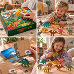 Dinosaur Advent Calendar 24-Day Countdown With Surprise Figures