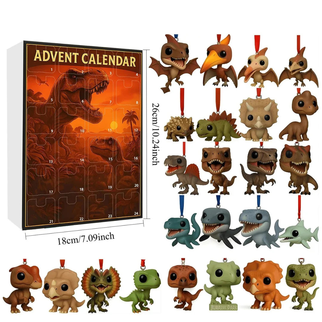 Dinosaur Advent Calendar 24 Figures Educational Toy