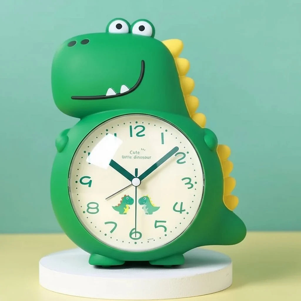 Dinosaur Alarm Clock Gentle Wake-Up Light & Silent Operation