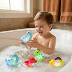 Dinosaur Bath Toy Color-Changing LED Waterproof BPA-Free