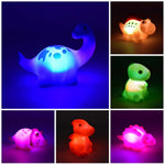 Dinosaur Bath Toy Color-Changing LED Waterproof BPA-Free