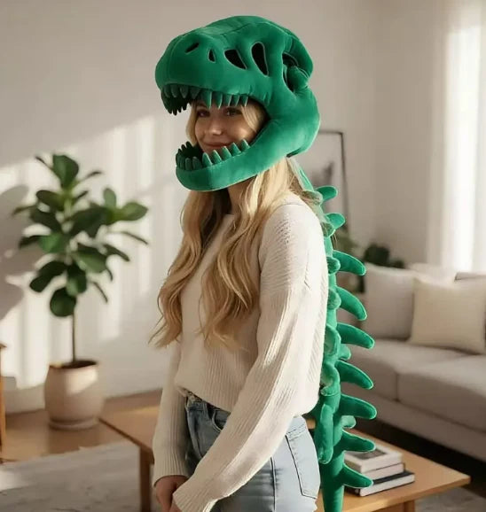 Dinosaur Cape Plush Fleece 3D Hood