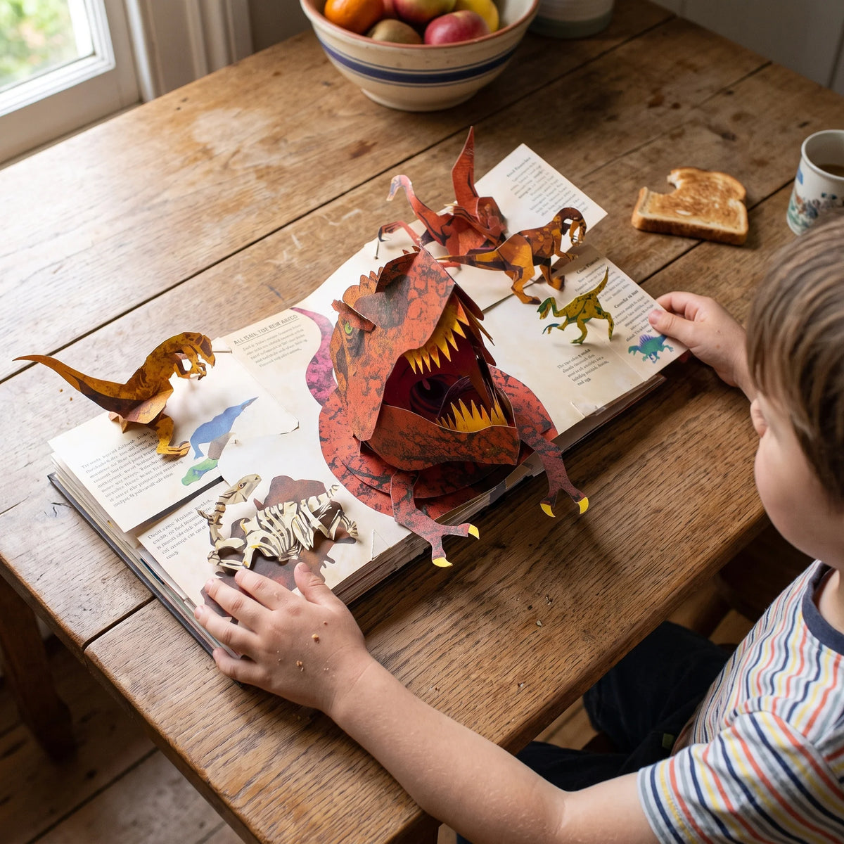 Dinosaur Pop-Up Book Interactive 3D With 35+ Pop-Ups