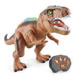 Dinosaur Toy Remote-Controlled Walking Mist Lights & Sounds
