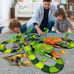 Dinosaur Train Set Interactive Track Playset BPA-Free Plastic