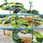 Dinosaur Train Set Interactive Track Playset BPA-Free Plastic
