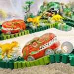Dinosaur Train Set Interactive Track Playset BPA-Free Plastic