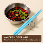 Dipping Bowls Stainless Steel Stackable Set of 5 with Storage Rack