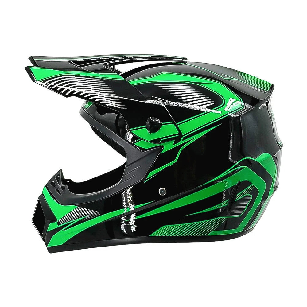 Dirt Bike Helmet Full Face Adjustable Visor