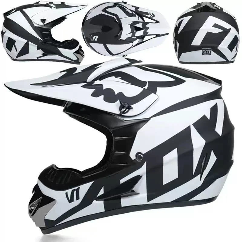 Dirt Bike Helmet Full Face Adjustable Visor