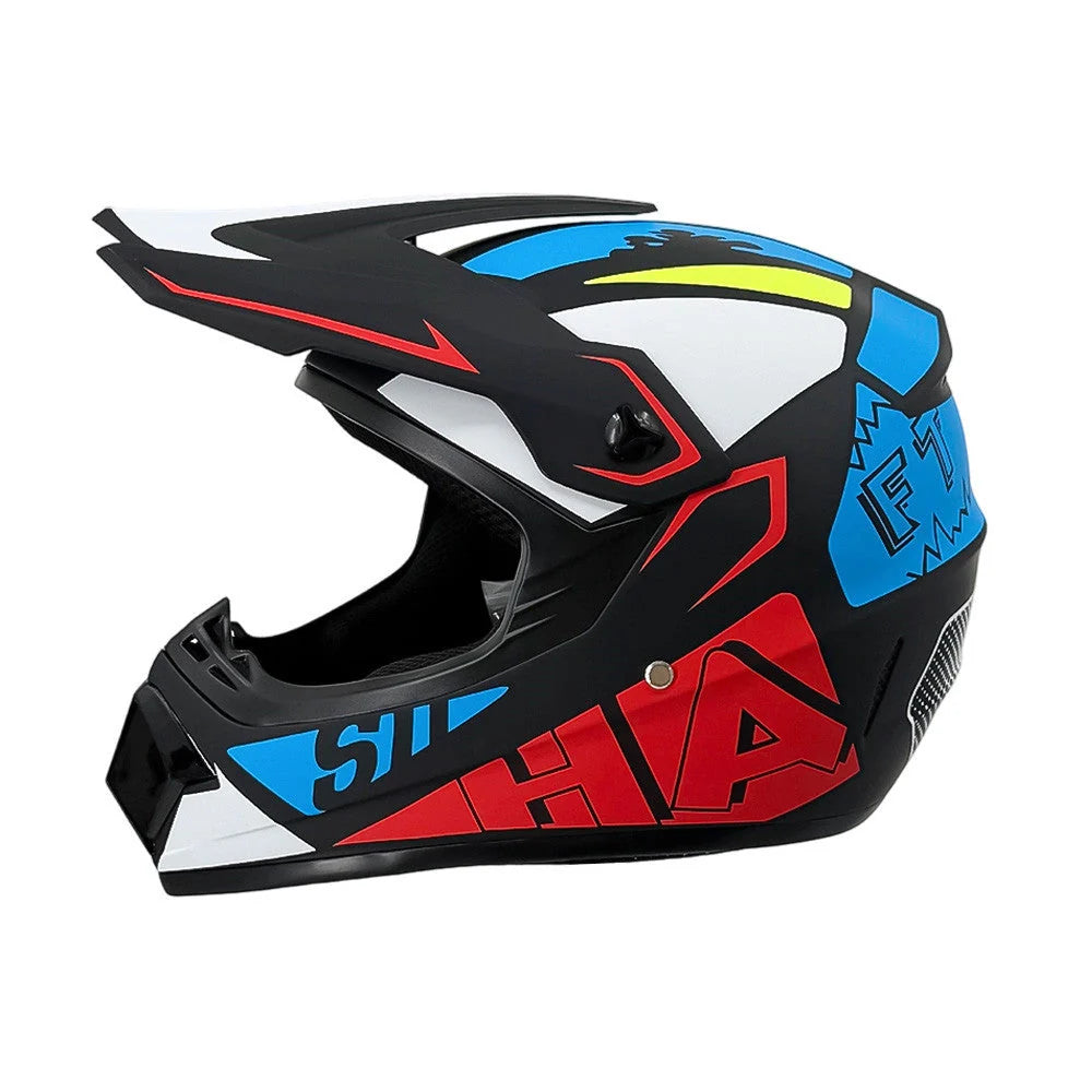 Dirt Bike Helmet Full Face Adjustable Visor