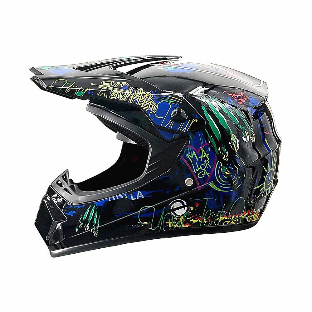 Dirt Bike Helmet Full Face Adjustable Visor