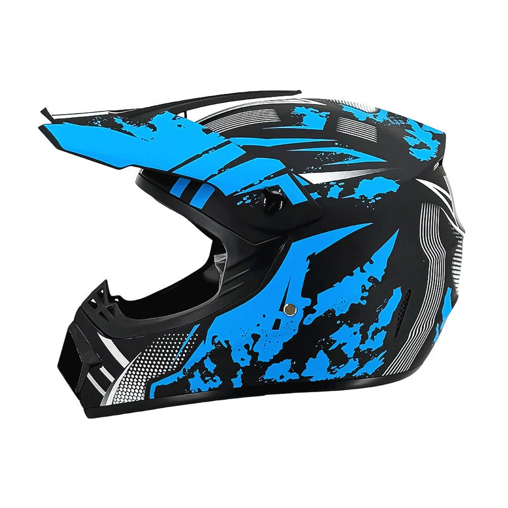 Dirt Bike Helmet Full Face Adjustable Visor