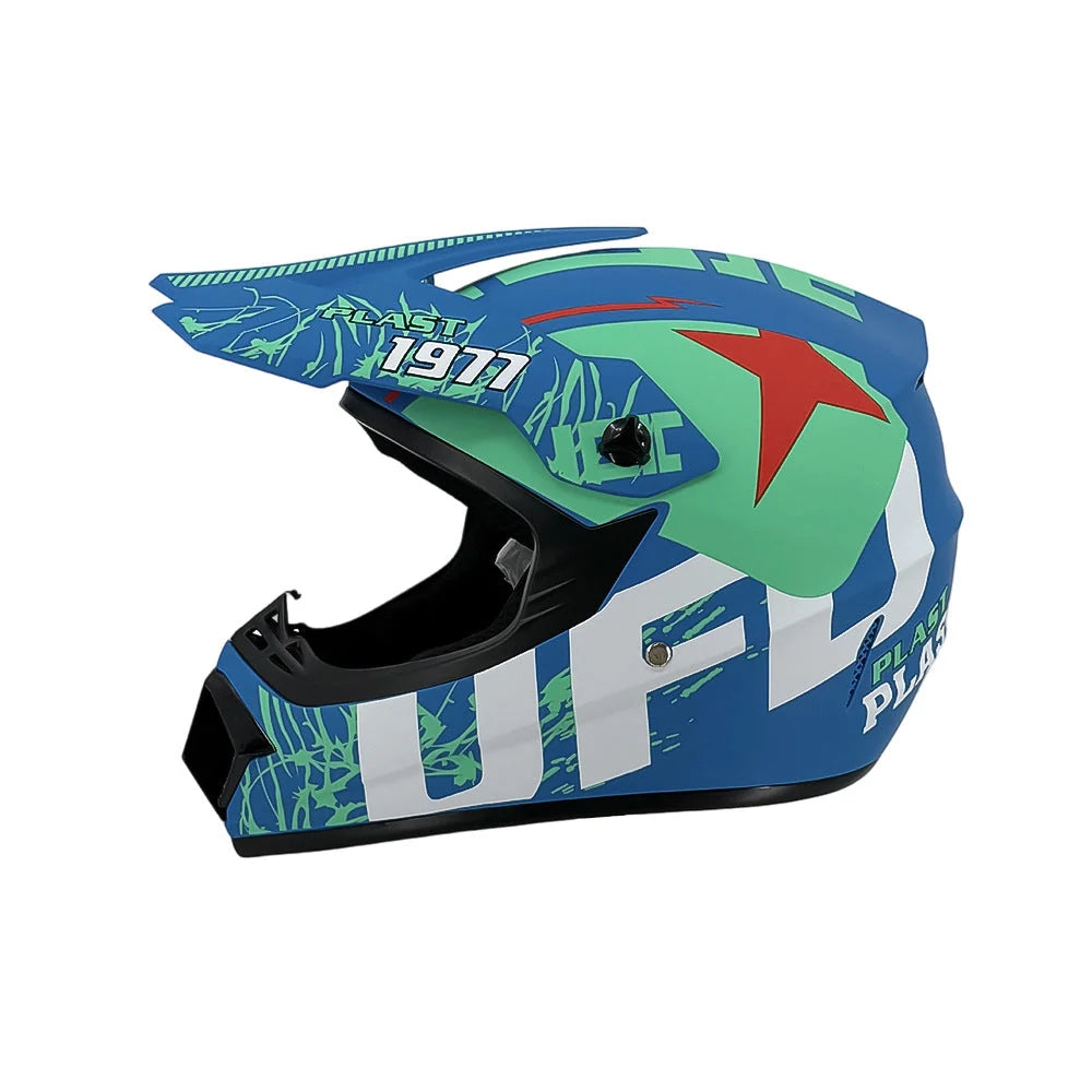 Dirt Bike Helmet Full Face Adjustable Visor