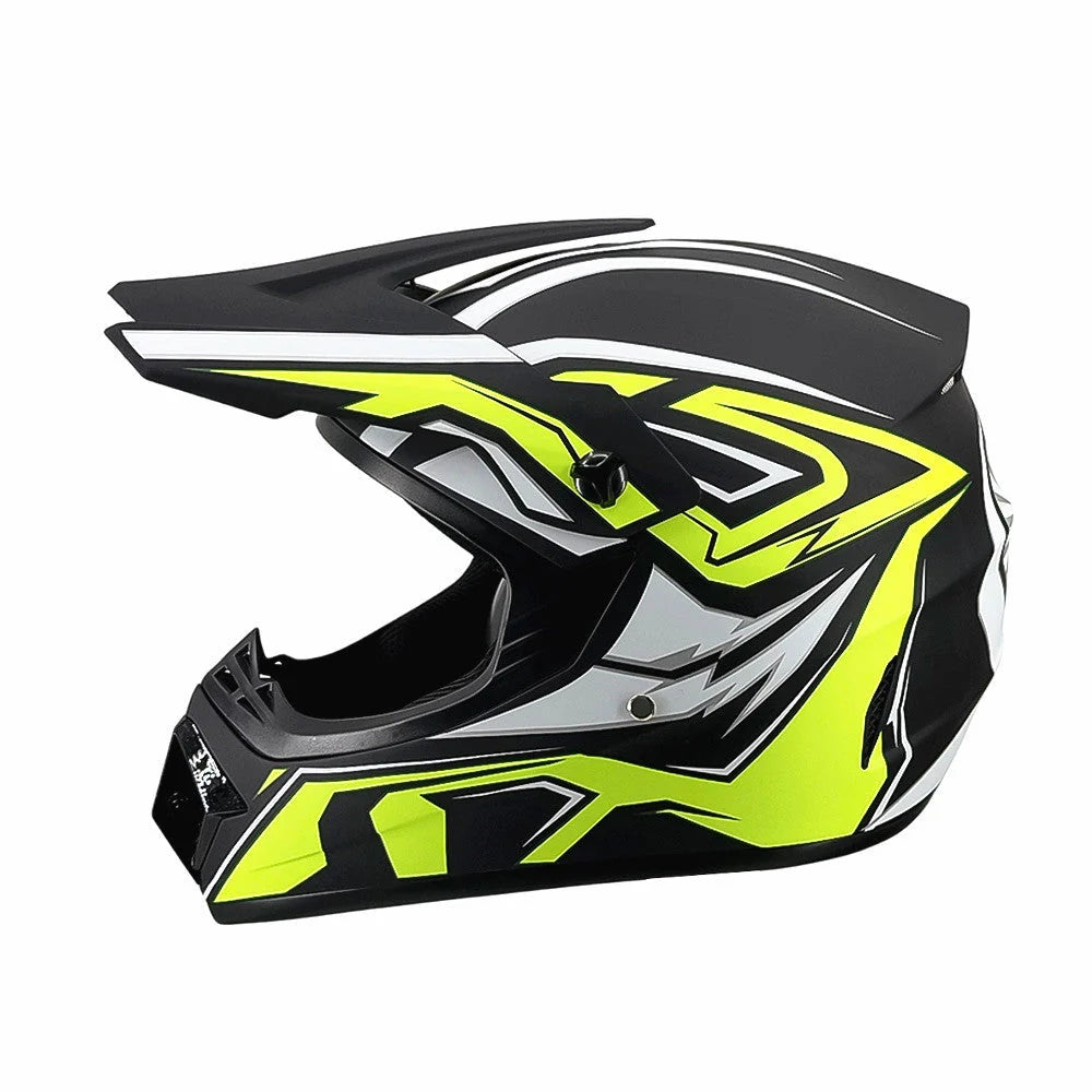 Dirt Bike Helmet Full Face Adjustable Visor
