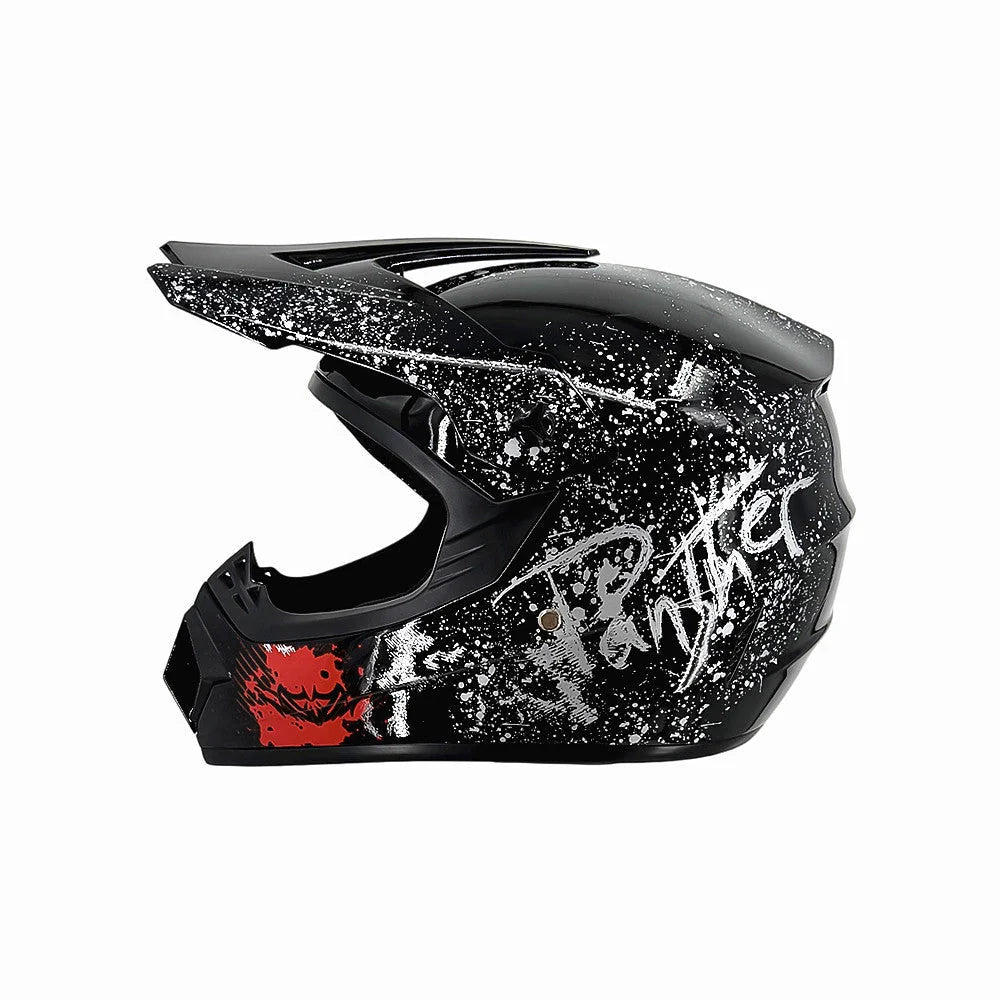 Dirt Bike Helmet Full Face Adjustable Visor