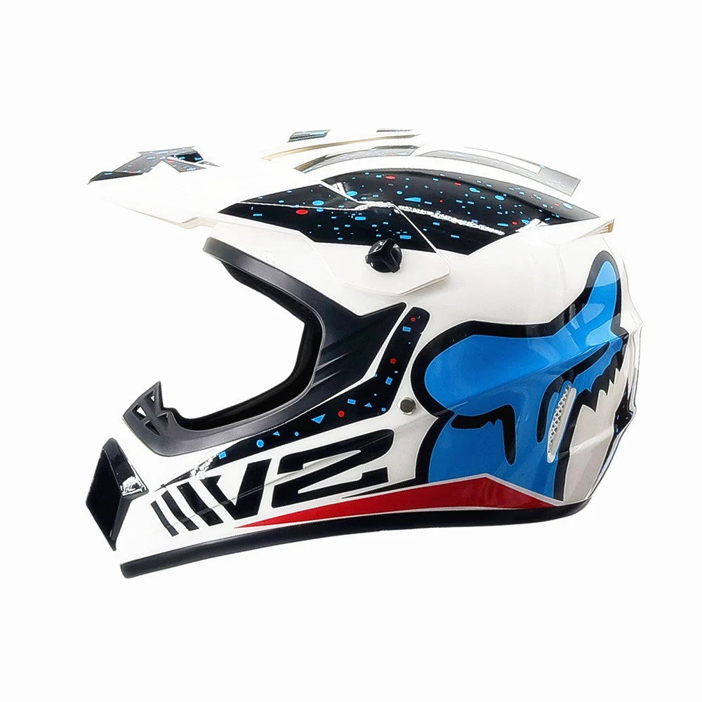 Dirt Bike Helmet Full Face Adjustable Visor