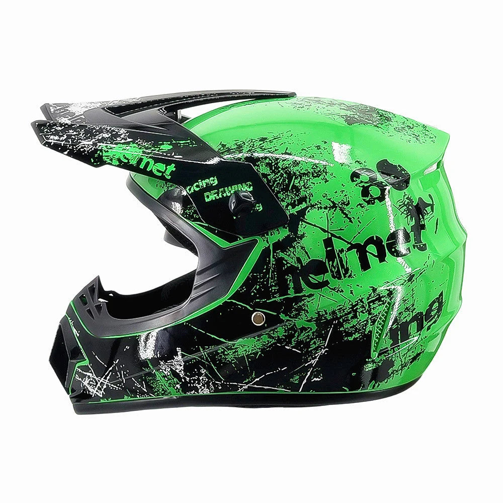 Dirt Bike Helmet Full Face Adjustable Visor