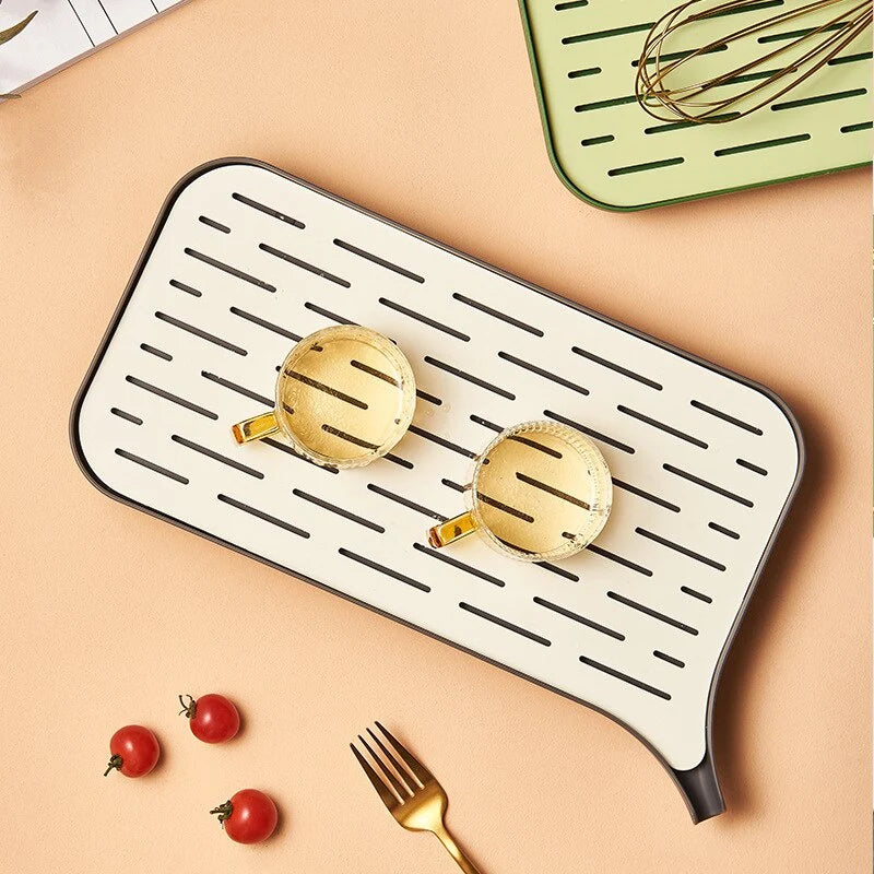 Dish Drainer Double-Layer With Side Drainage Hole