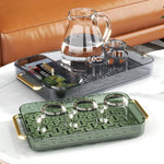 Dish Drainer Tray Dual-Use Serving Plastic Grid