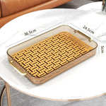 Dish Drainer Tray Dual-Use Serving Plastic Grid
