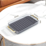 Dish Drainer Tray Dual-Use Serving Plastic Grid