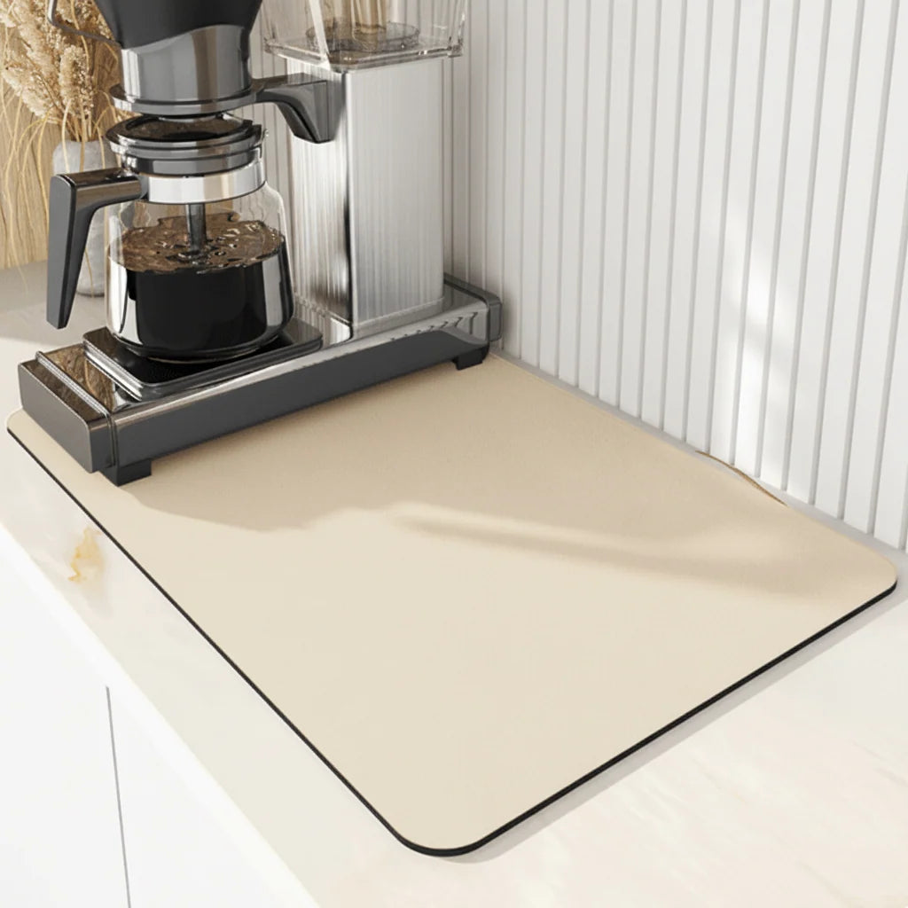 Dish Drying Mat Diatomite Quick-Drying Machine Washable