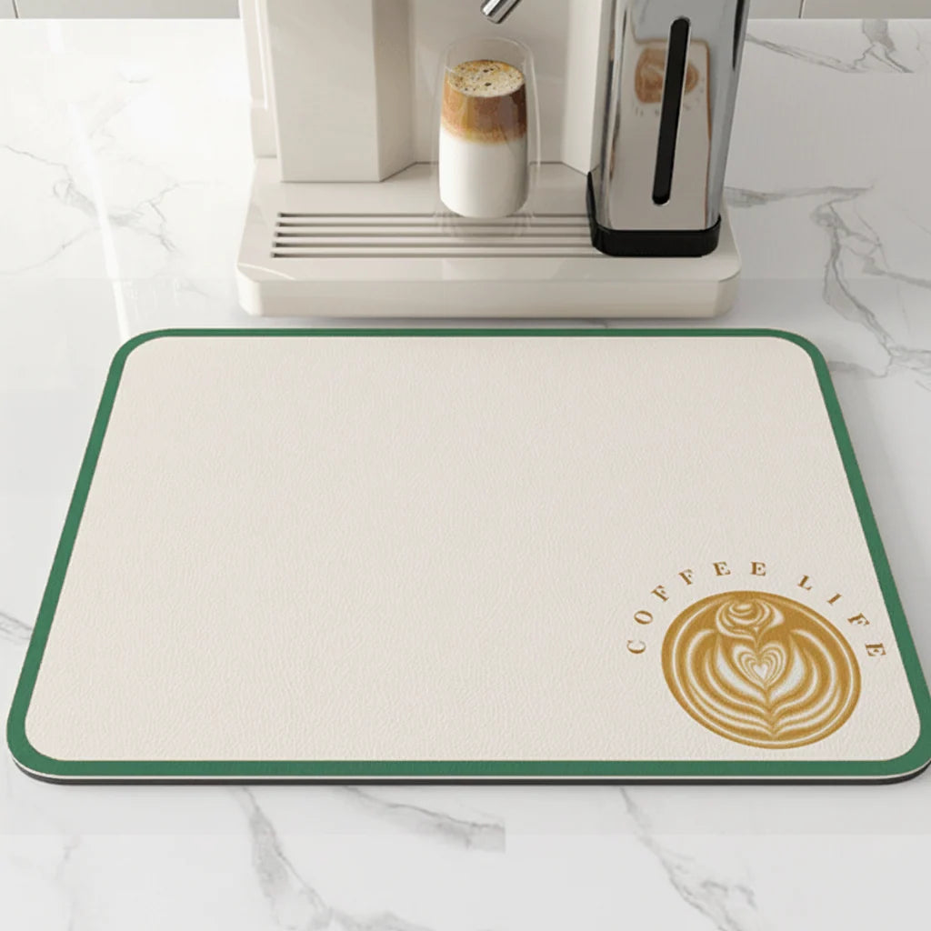 Dish Drying Mat Diatomite Quick-Drying Machine Washable