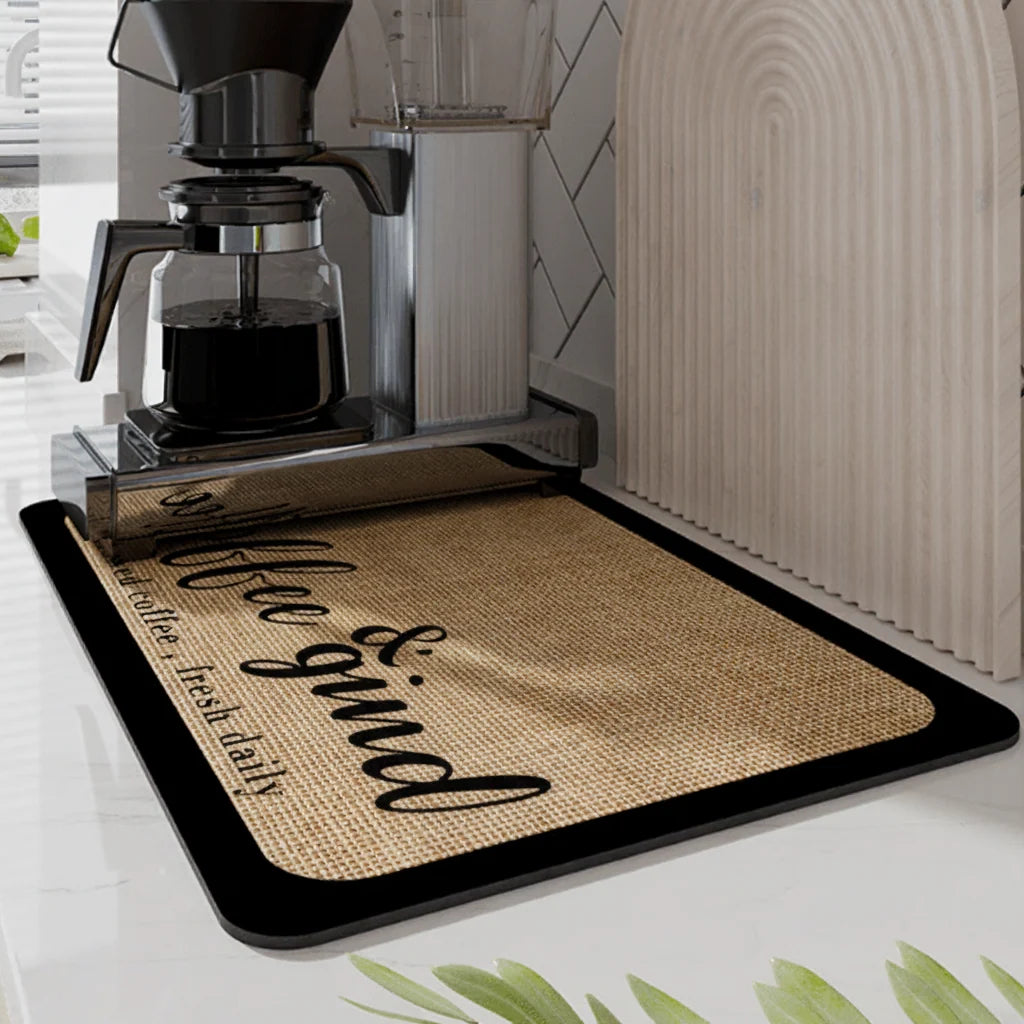 Dish Drying Mat Diatomite Quick-Drying Machine Washable