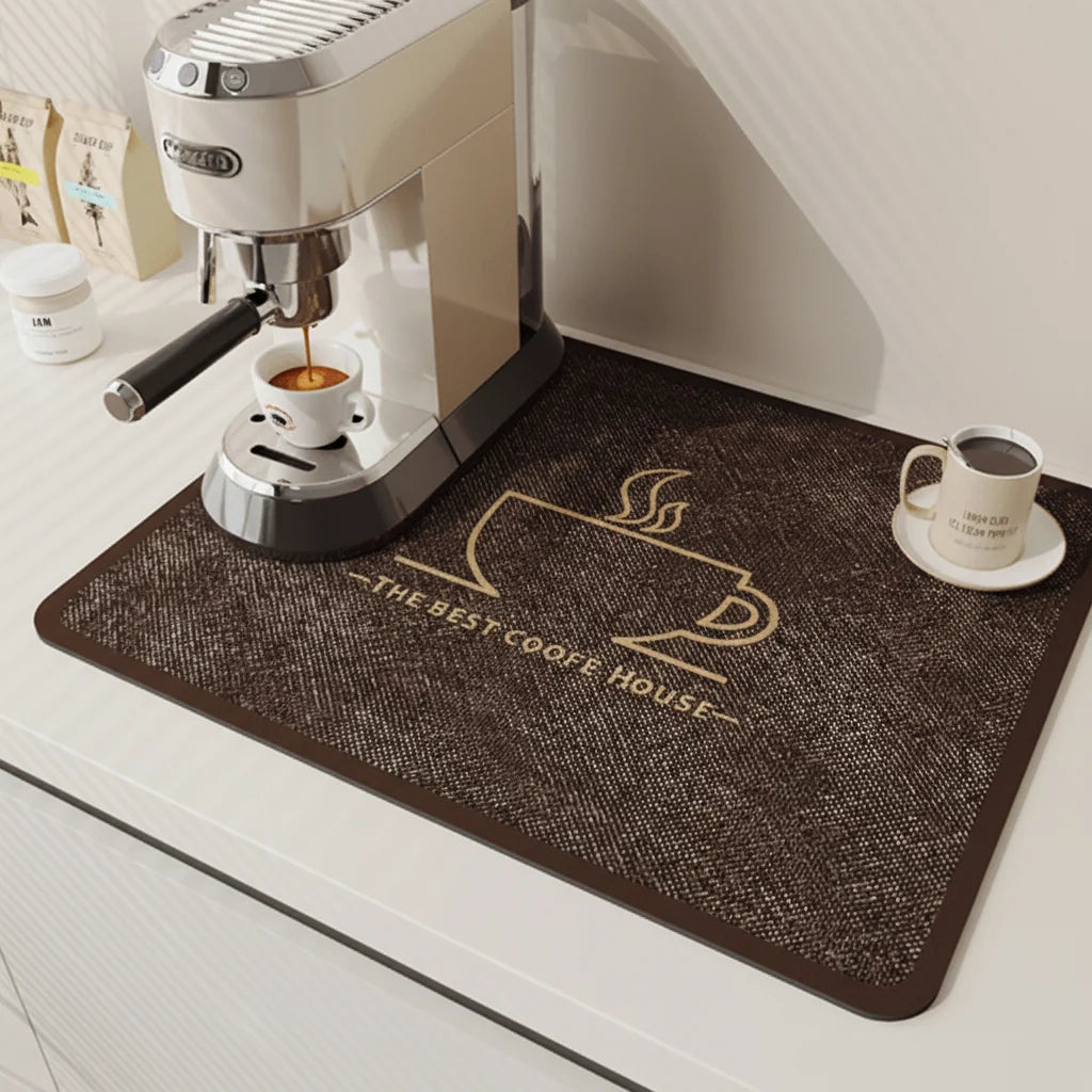 Dish Drying Mat Diatomite Quick-Drying Machine Washable